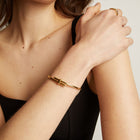 Crossover Hinged Bracelet