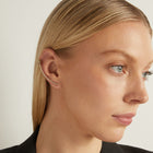 Archival Path Ear Climber Cuff
