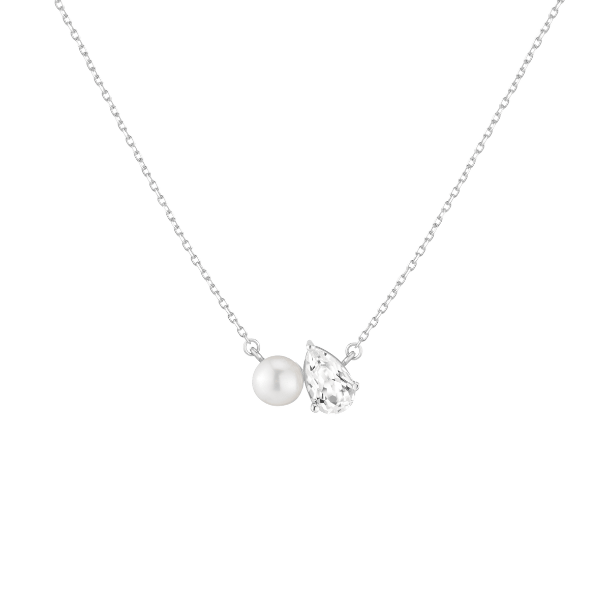 Pearl Toi et Moi Necklace