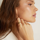 Chunky Lab Grown White Sapphire Marquise Ring