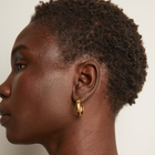 Medium Chunky Hinged Hoop Earrings