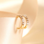 Diamond Huggie Earrings