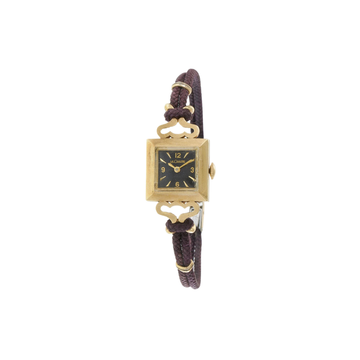 Vintage Le Coultre Cocktail Watch 14k Yellow Gold 7in First