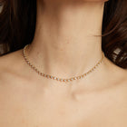 Lab Grown Diamond Georgian Tennis Necklace