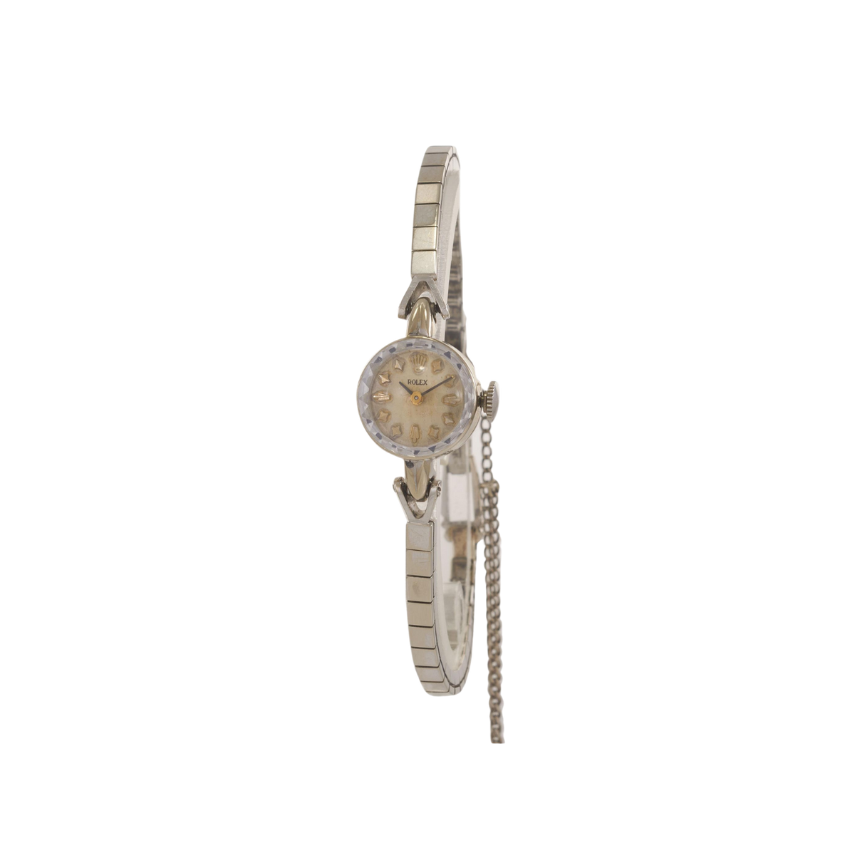 Vintage Rolex White Gold Cocktail Watch