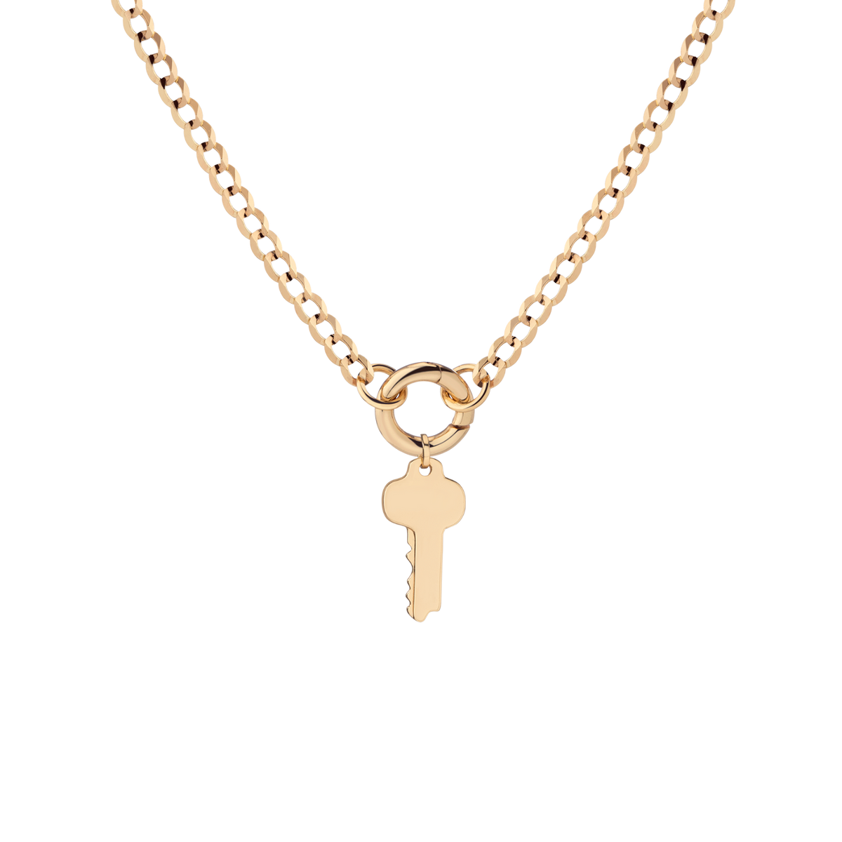 Curb - 16in Curb - 18in Small Key Charm 