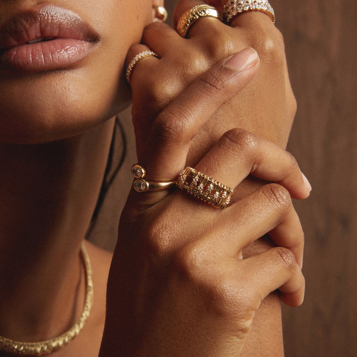 Aurate x Frye: Kinetic Spur Ring