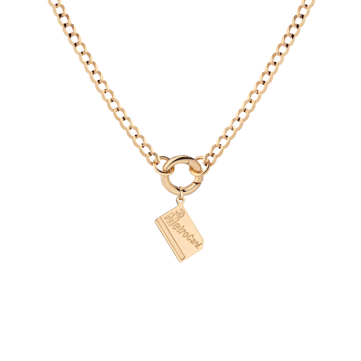 Curb - 16in Curb - 18in Small Metro Card Charm 