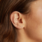 Aurate x Wilson: Tennis Ball Stud Earrings