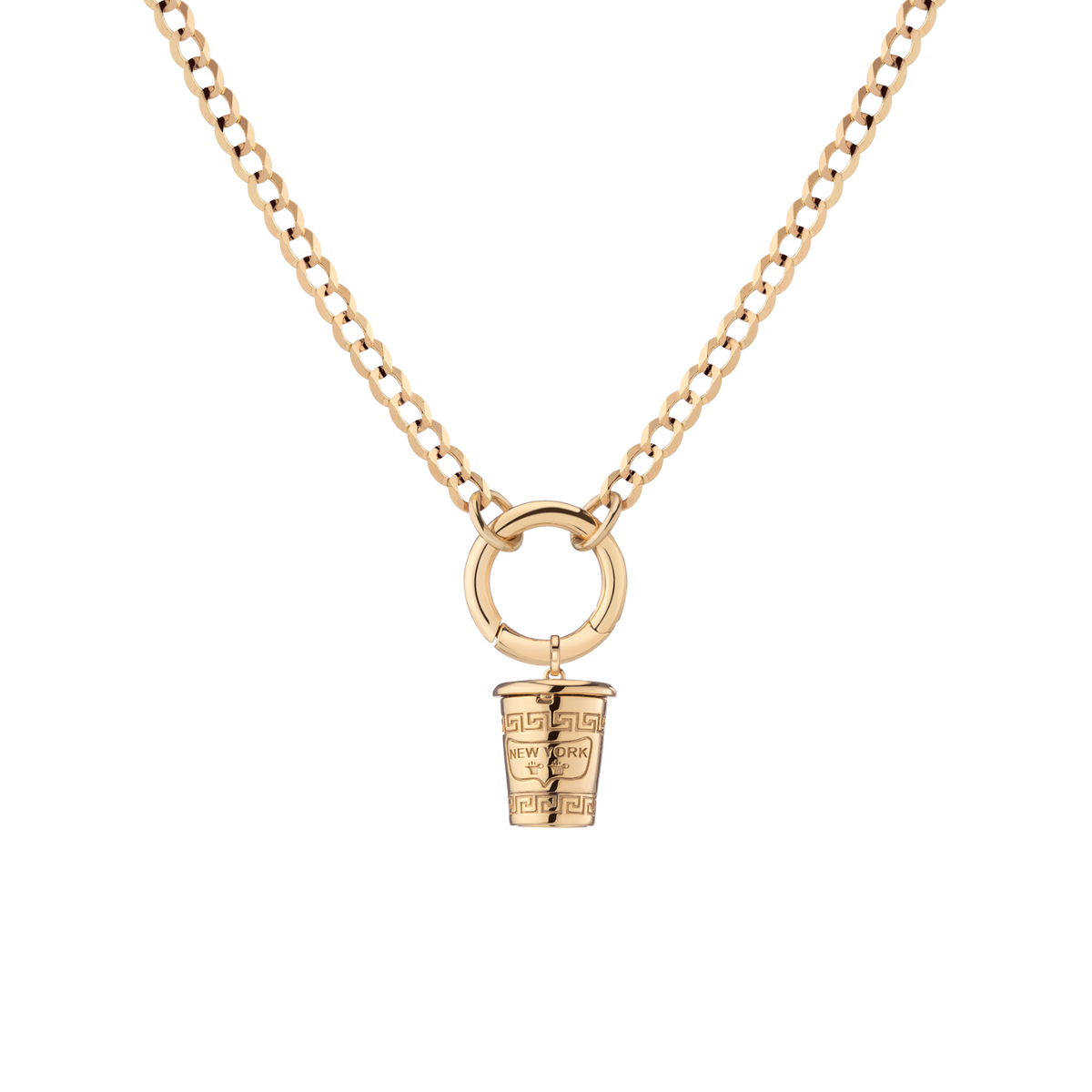 Curb - 16in Curb - 18in Large NY Coffee Cup Charm