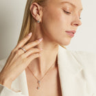 Lab Grown White Sapphire Edwardian Ring