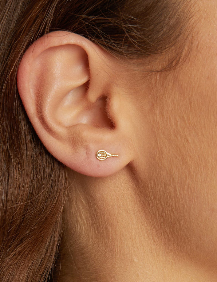 Aurate x Wilson: Tennis Racket Earrings
