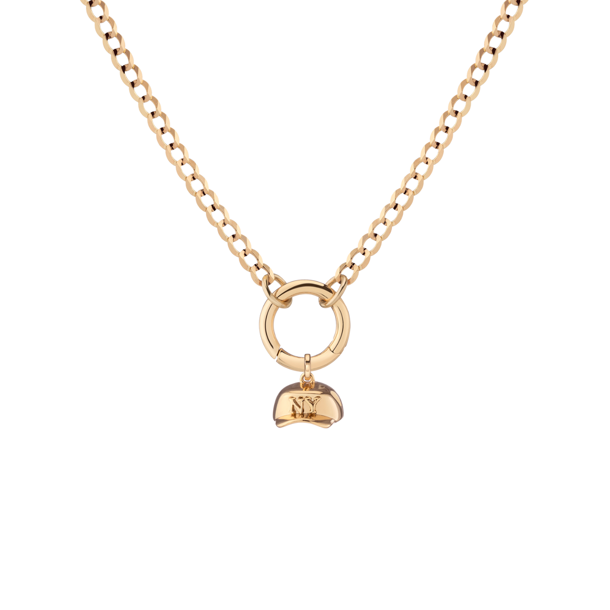 Curb - 16in Curb - 18in Large NY Baseball Cap Charm