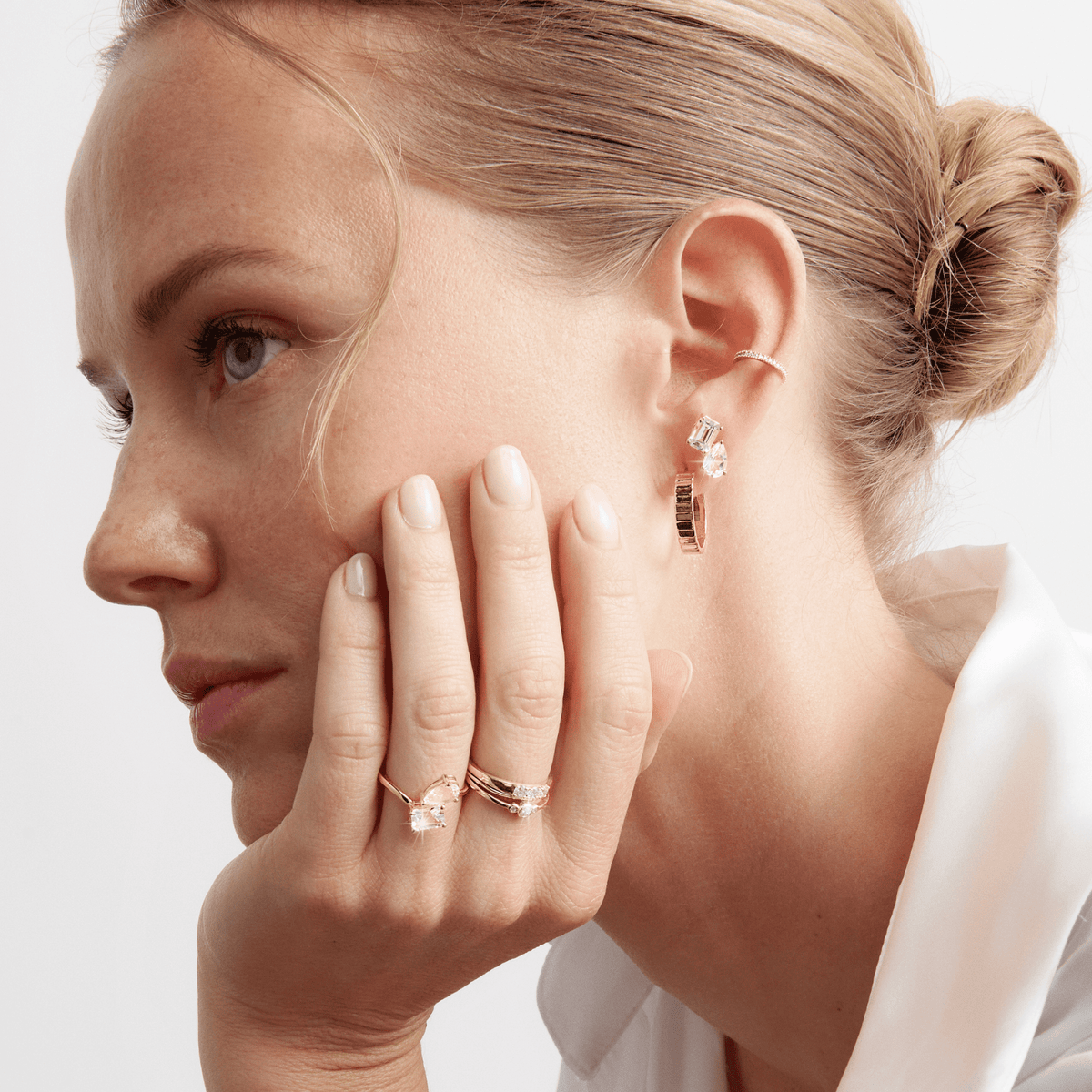 Toi et Moi Gemstone Heirloom Earring