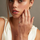 1ct Emerald Lab Grown Diamond Bezel Ring