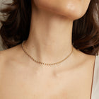 Lab Grown Diamond Georgian Tennis Necklace