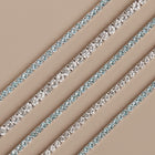 Lab Grown Aquamarine Tennis Bracelet