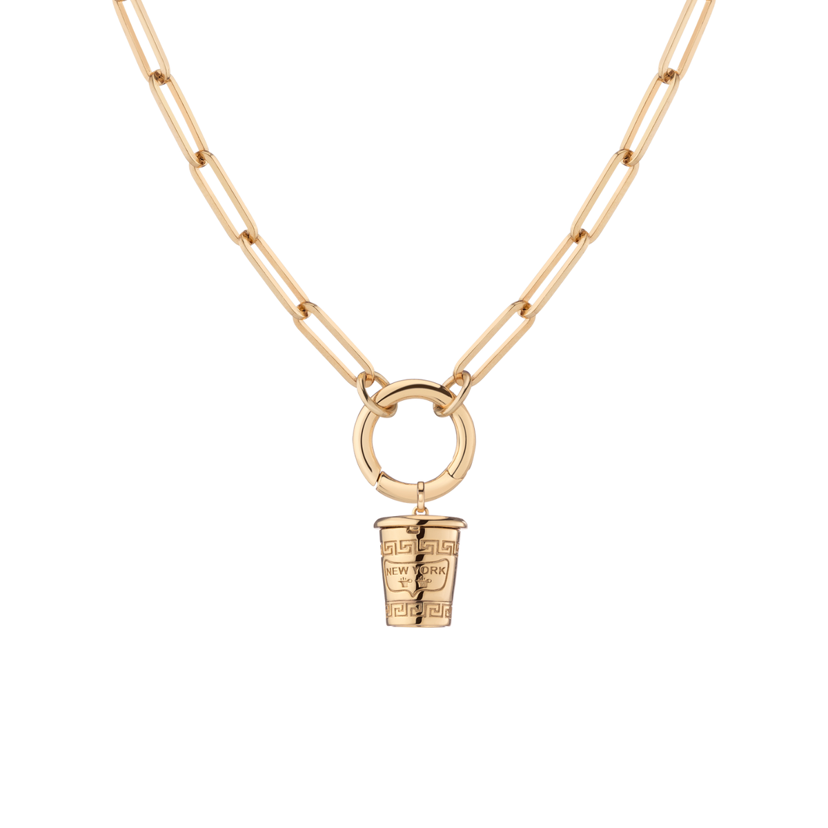 Paperclip - 16in Paperclip - 18in Large NY Coffee Cup Charm