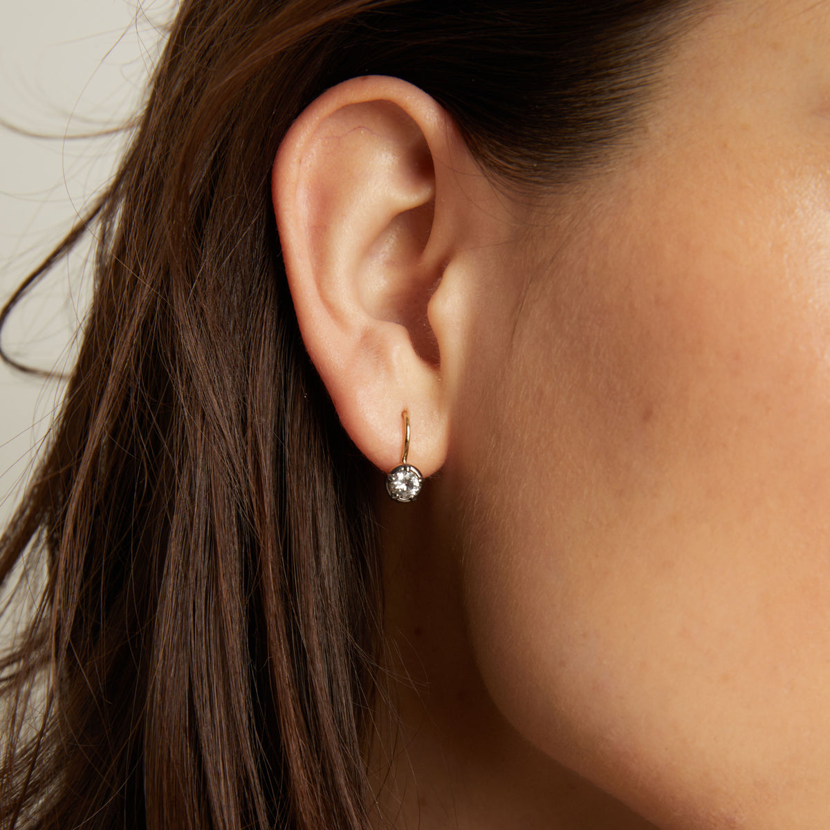 Black Rhodium Georgian Drop Earrings