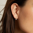 Black Rhodium Georgian Drop Earrings