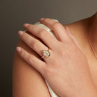 2ct Pear Lab Grown Diamond Bezel Ring