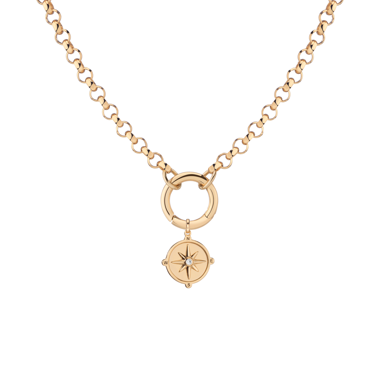 Rolo - 16in Rolo - 18in Large Compass Charm 