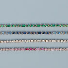 Blue Ombré Mosaic Tennis Bracelet