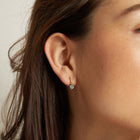 Black Rhodium Georgian Drop Earrings