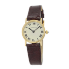 Vintage Cartier Ronde Leather Watch