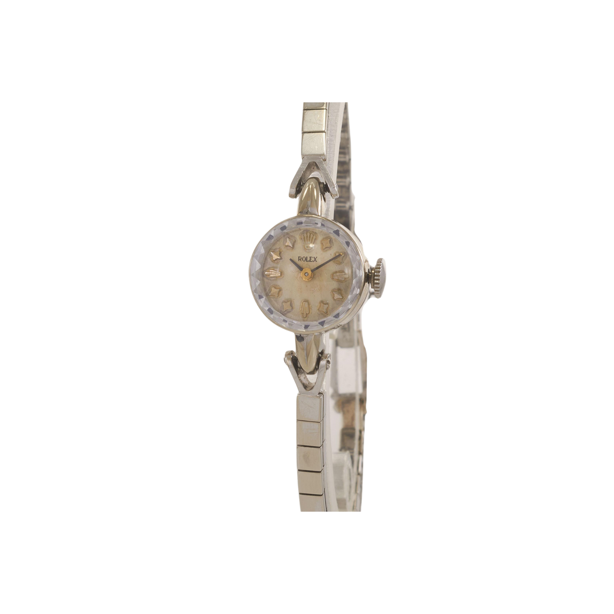 Vintage Rolex White Gold Cocktail Watch