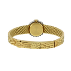 Vintage Gubelin 2ct Diamond Bezel Gold Watch