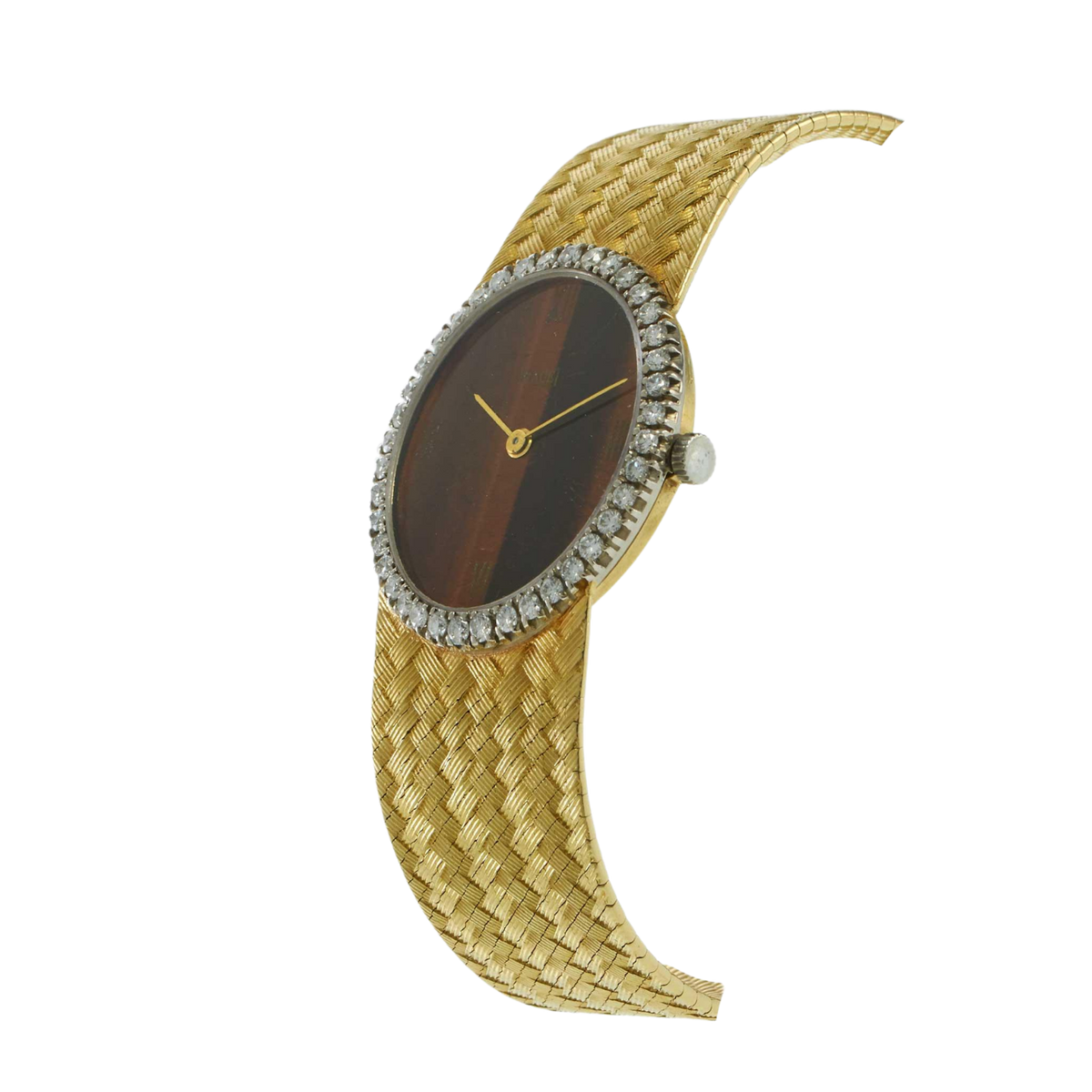 Vintage Piaget Diamond Gold Watch