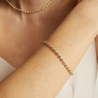 Lab Grown Diamond Georgian Tennis Bracelet