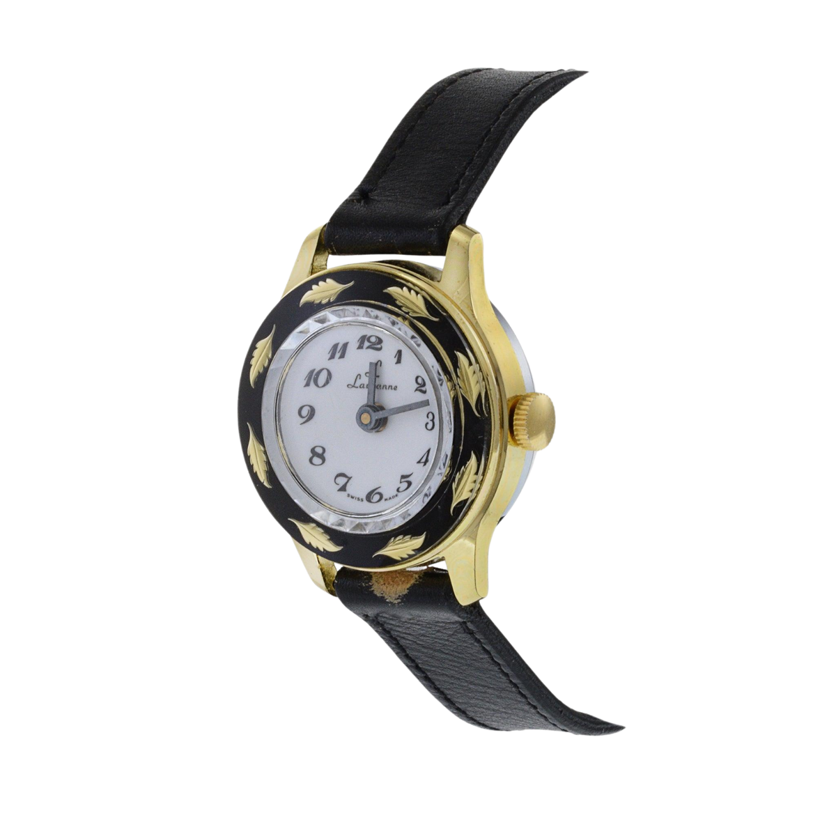 Vintage Lausanne Leather Watch