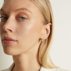 Lab Grown Canary Edwardian Earrings