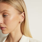 Lab Grown Canary Edwardian Earrings