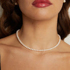 Aurate x Marilyn Monroe: Pearl Choker Necklace