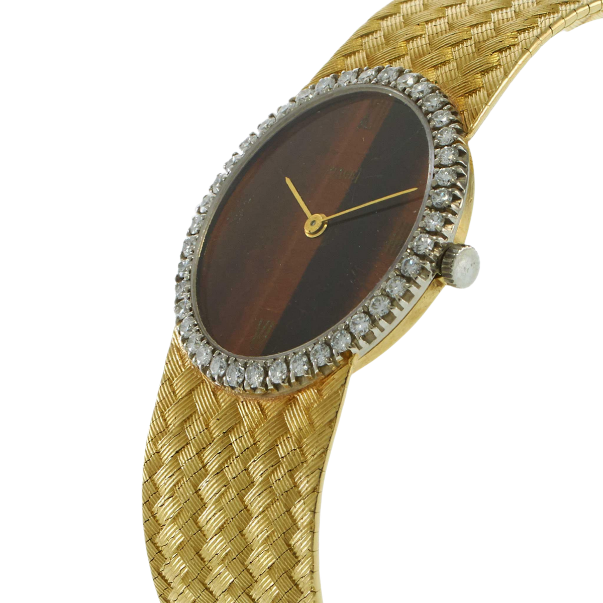 Vintage Piaget Diamond Gold Watch