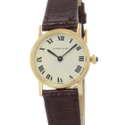 Vintage Cartier Ronde Leather Watch