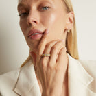 Lab Grown Canary Edwardian Ring