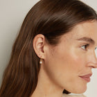 Pearl Huggie Earrings