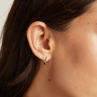 Tapered Huggie Earrings
