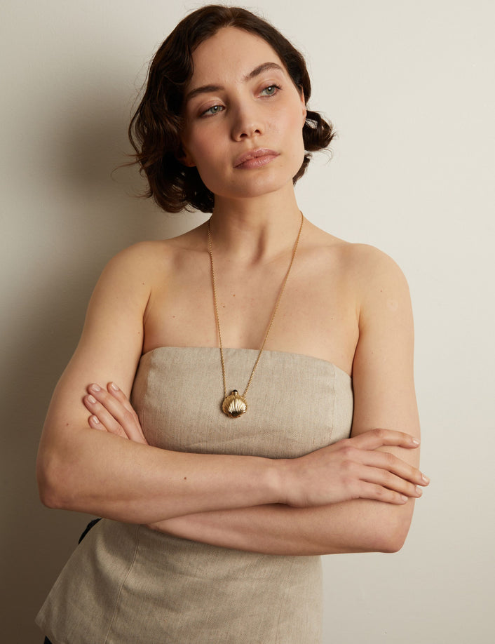 Seashell Bottle Necklace