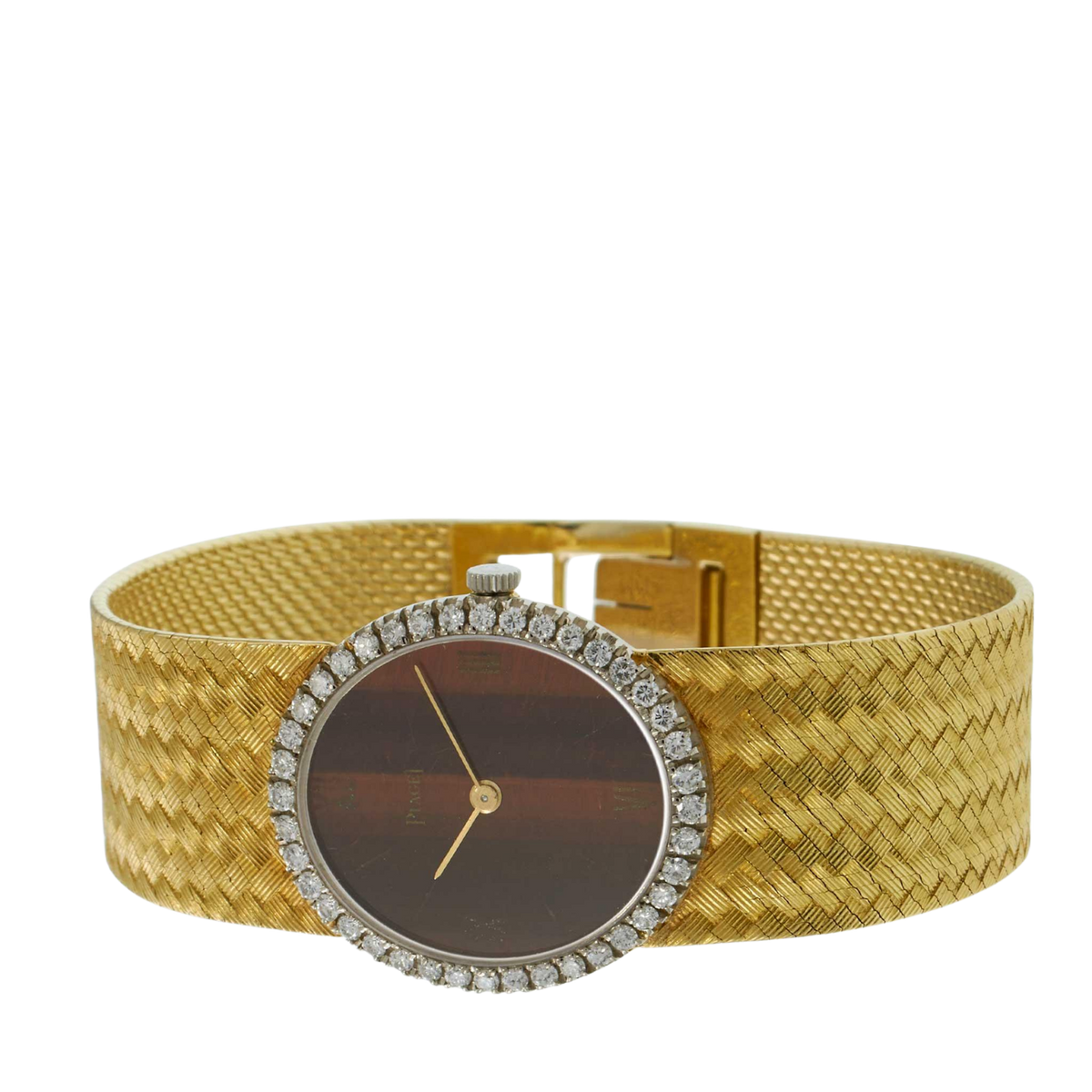 Vintage Piaget Diamond Gold Watch