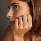 Antique Scrollwork Gold Signet Ring