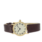 Vintage Cartier Ronde Leather Watch