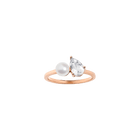 Pearl Toi et Moi Ring
