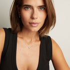 Aurate x Molly Dickson: 1ct Oval Lab Grown Diamond Solitaire Necklace