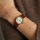 Vintage Cartier Ronde Leather Watch