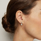 Lab Grown White Sapphire Ear Jacket